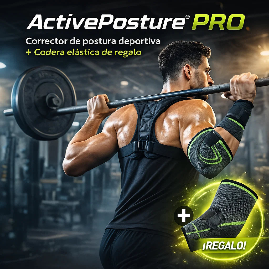ActivePosture®: Corrector de Postura + Codera de regalo 🎁